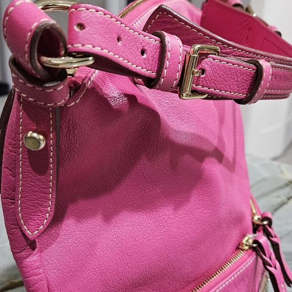 Dooney & Bourke Vibrant Pink Shoulder Bag - Picture 7 of 14